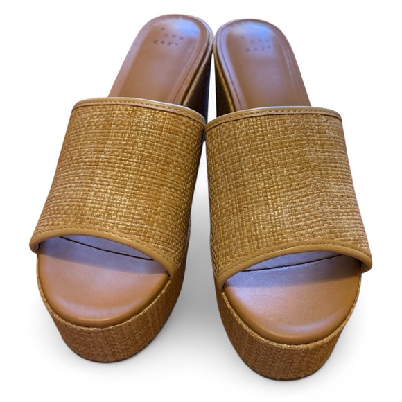 Target Shoes - A New Day Tan Platform Sandals